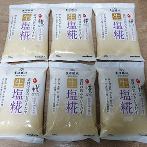 마루코메 누룩소금 500g x 2개, 4개, 6개 싸게 팝니다.