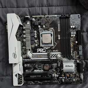 i5 7500 asrock b250m pro4 cpu 메인보드 일괄