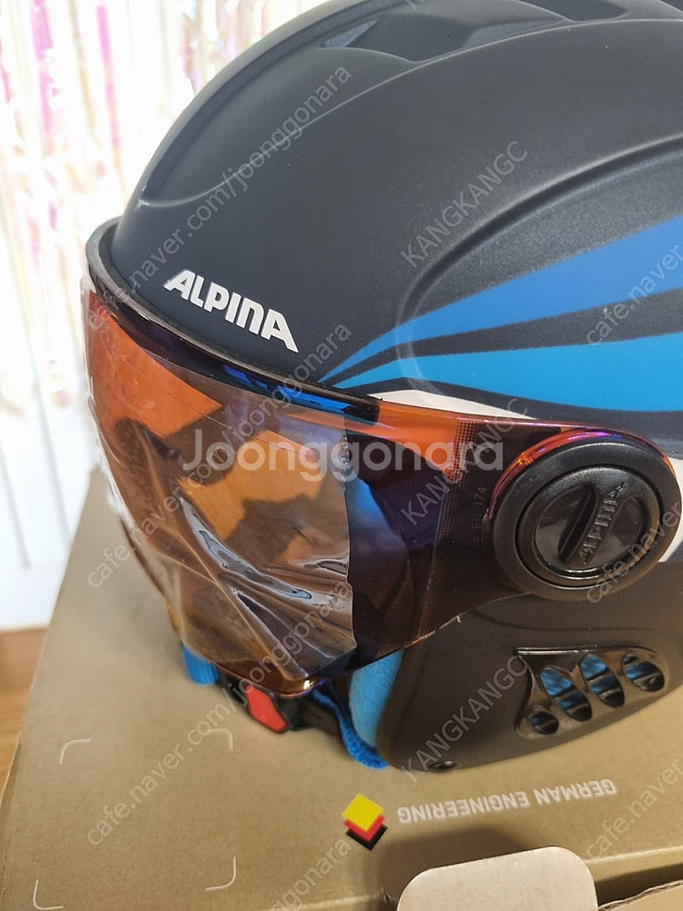독일 Alpina 바이저 스키헬멧--0