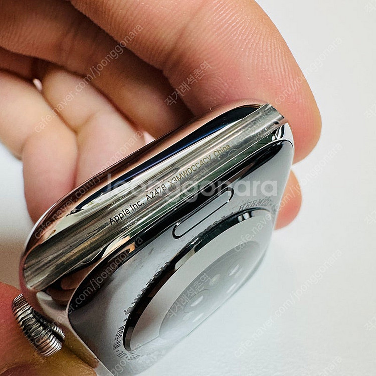 애플워치 에르메스 7, 45mm 스테인리스 스틸(셀룰러...--4