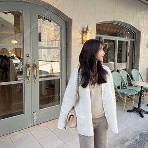 하엄지 루흐 베어가디건 모헤어가디건