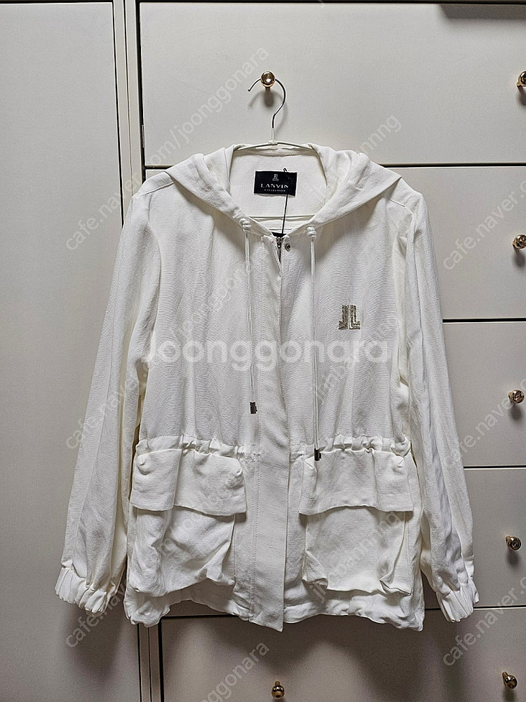 랑방컬렉션 린넨 블렌드 후드 점퍼 새상품--0