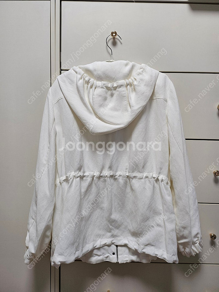 랑방컬렉션 린넨 블렌드 후드 점퍼 새상품--7