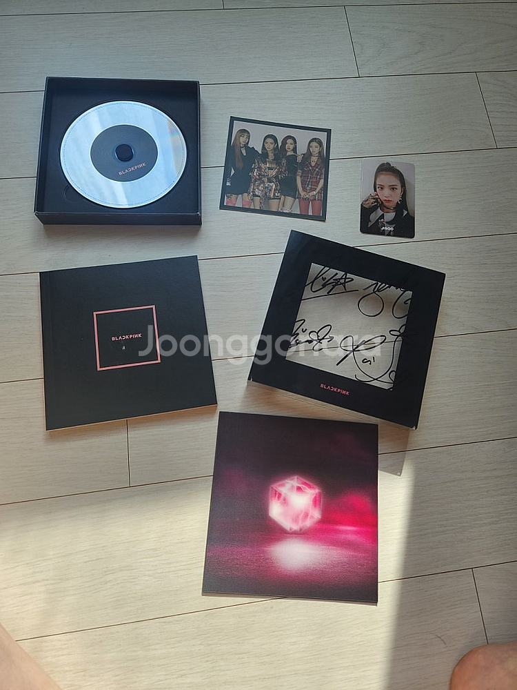 블랙핑크 친필 사인cd--0