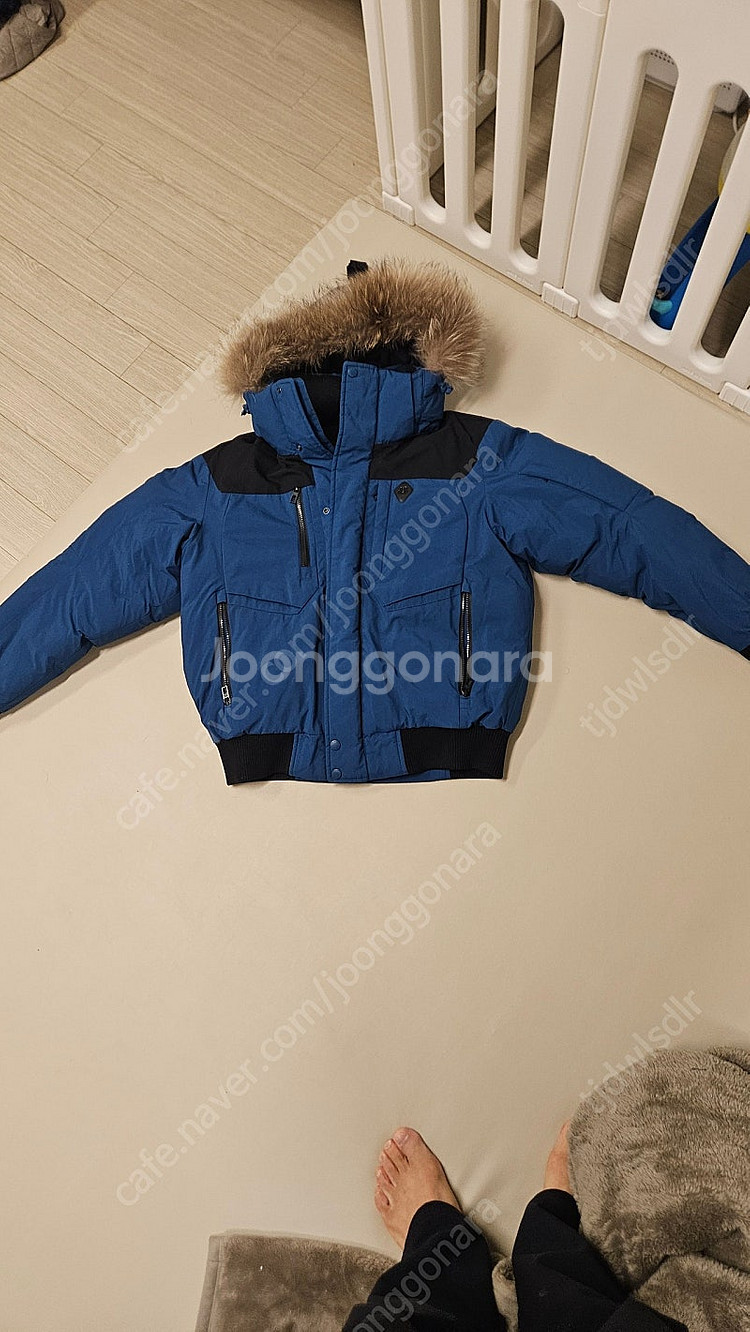 코오롱 주노 숏패딩 팝니다--0