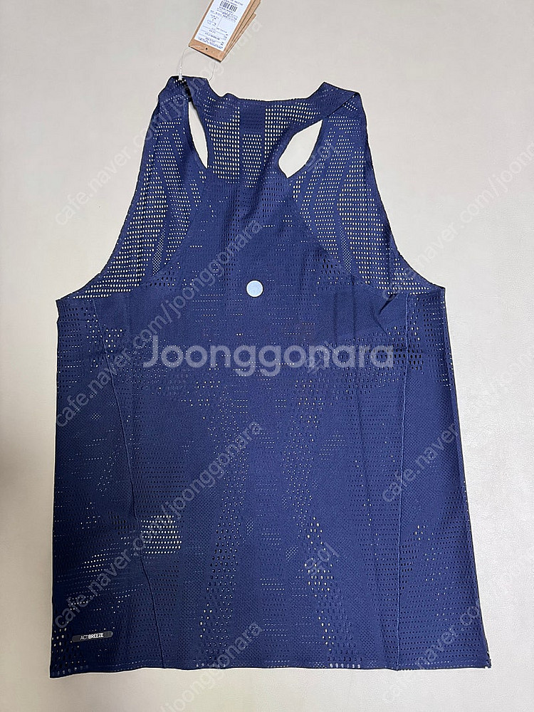 (새상품) 아식스 메타런 싱글렛 네이비 S--1
