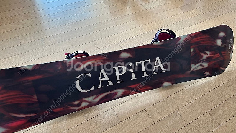 여성 스노보드세트(캐피타데크+유니온바인딩+부츠)--4