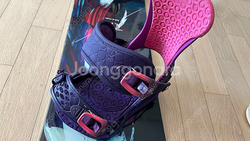 여성 스노보드세트(캐피타데크+유니온바인딩+부츠)--5