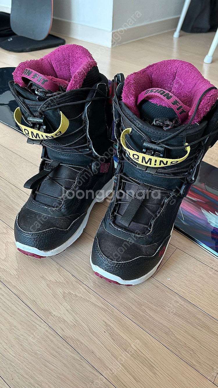 여성 스노보드세트(캐피타데크+유니온바인딩+부츠)--7
