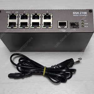 NST NSH-2108 L2스위치 기가비트 LAN 8포트 SFP 1포트 광 스위치허브