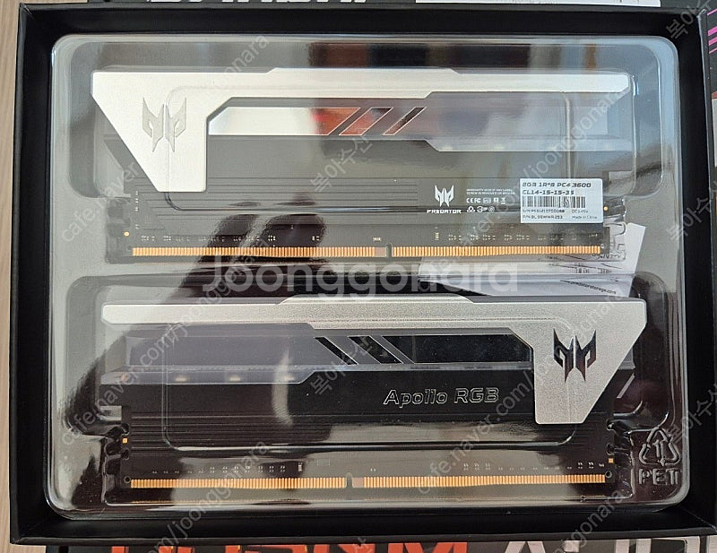 에이서 프레데터 DDR4-3600 CL14 APOLLO...--0