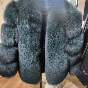 천연 통 폭스퍼 자켓