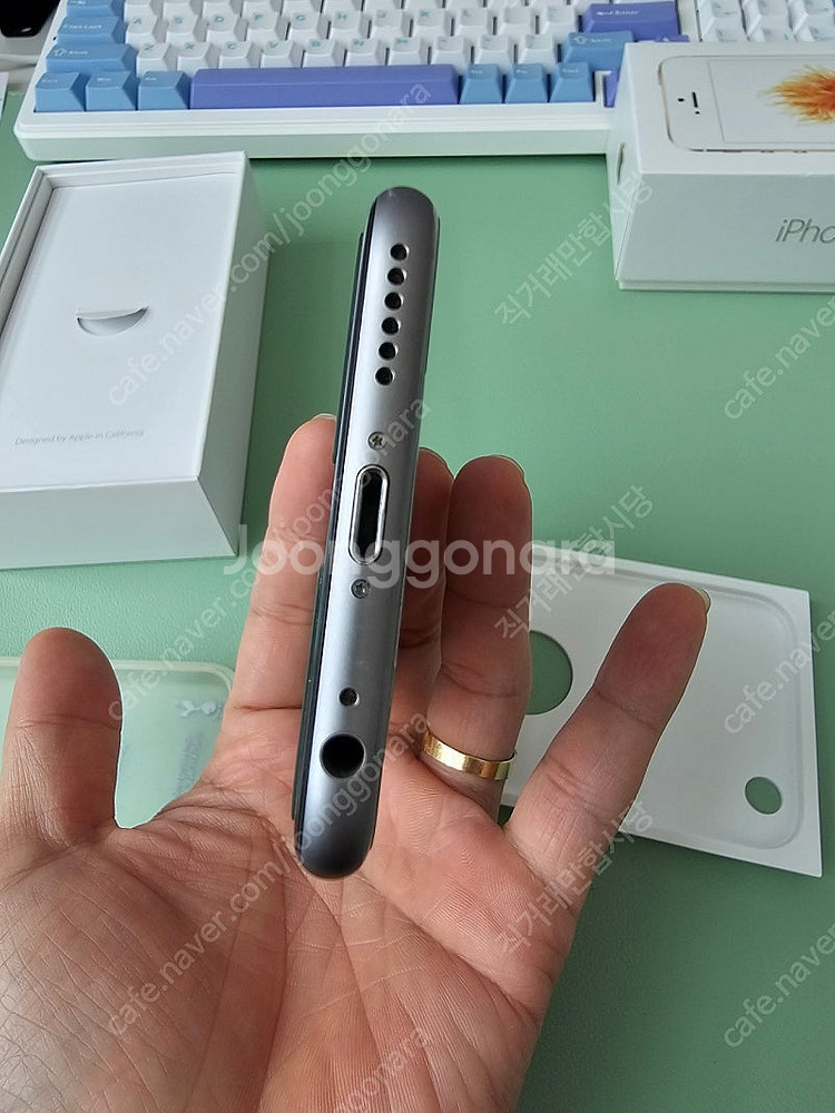 아이폰 6s. 128GB. 스페이스그레이 풀박스.--6