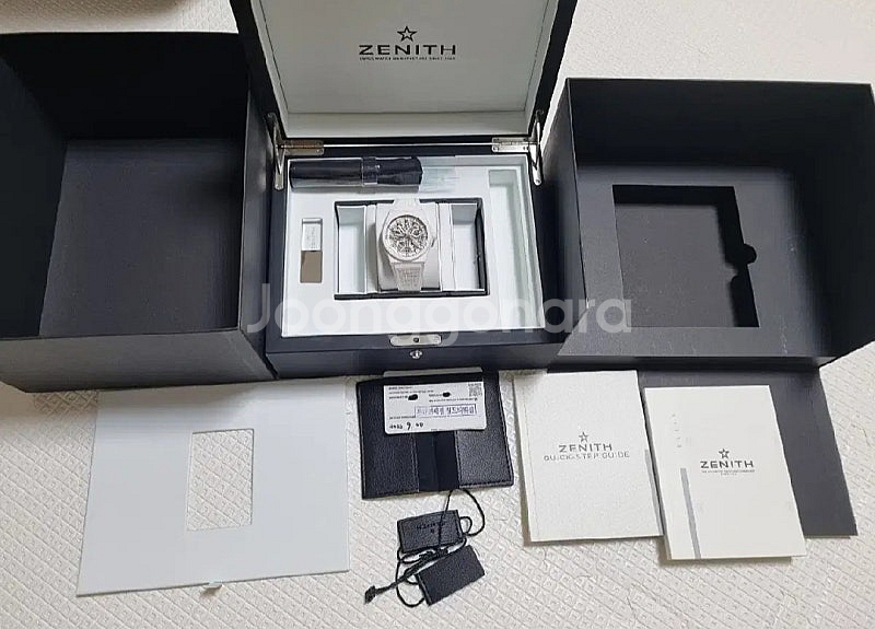민트급) 제니스 데피 클래식 스켈레톤 화이트새라믹 모델...--4