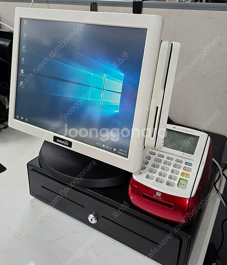 하나시스 중고포스기 HIT POS 17인치터치모니터 배...--8