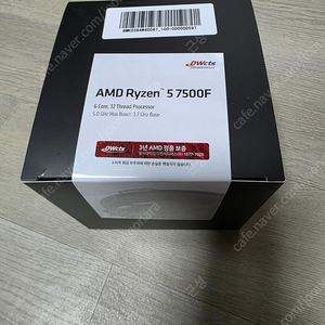 AMD 라이젠5-5세대 7500F (라파엘) (멀티팩(정품)) 미개봉 팝니다.