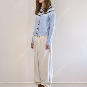 울 와이드 스트링 조거팬츠 고퀄리티