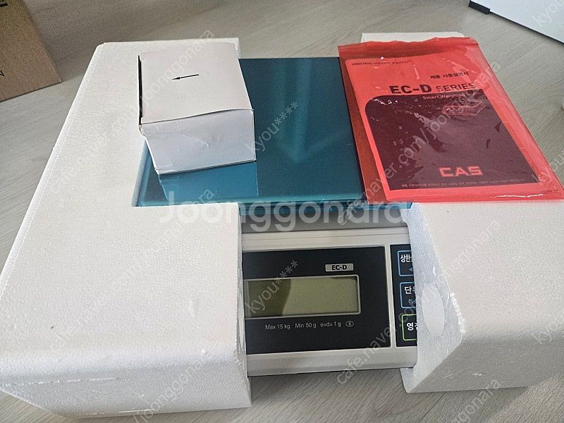 카스 EC-15D 전자저울 판매합니다.(15KG 1G단...--0