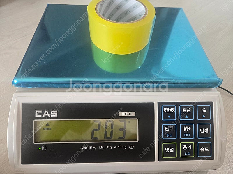 카스 EC-15D 전자저울 판매합니다.(15KG 1G단...--2