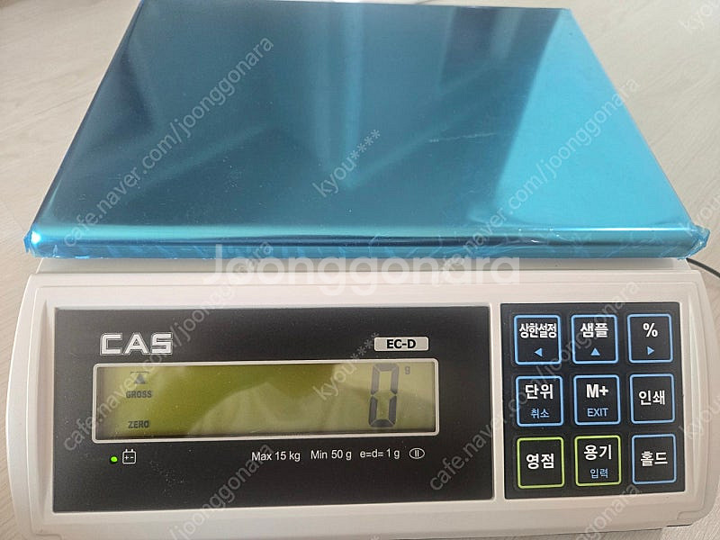 카스 EC-15D 전자저울 판매합니다.(15KG 1G단...--3