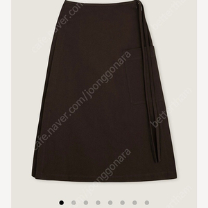 게드 Ged POCKET COTTON SKIRT - BROWN 스커트 S사이즈 새상품