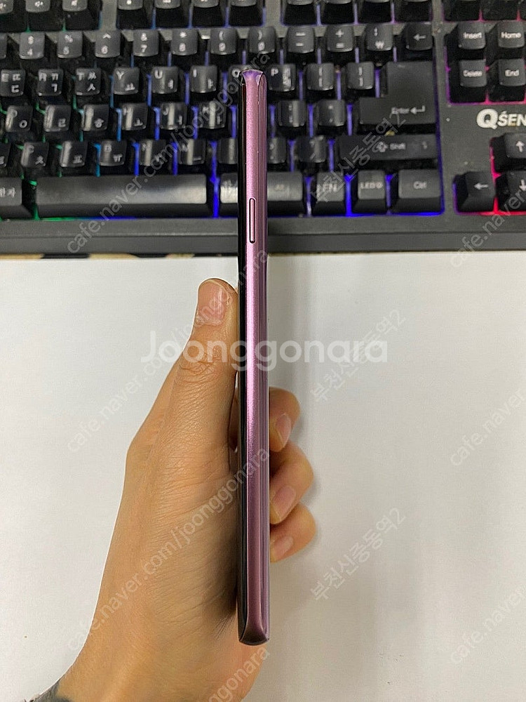 199508 갤럭시S9플러스 갤럭시S9+ 퍼플 외관깨끗...--6
