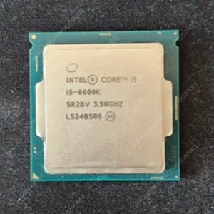 i5-6600k cpu 중고 판매합니다