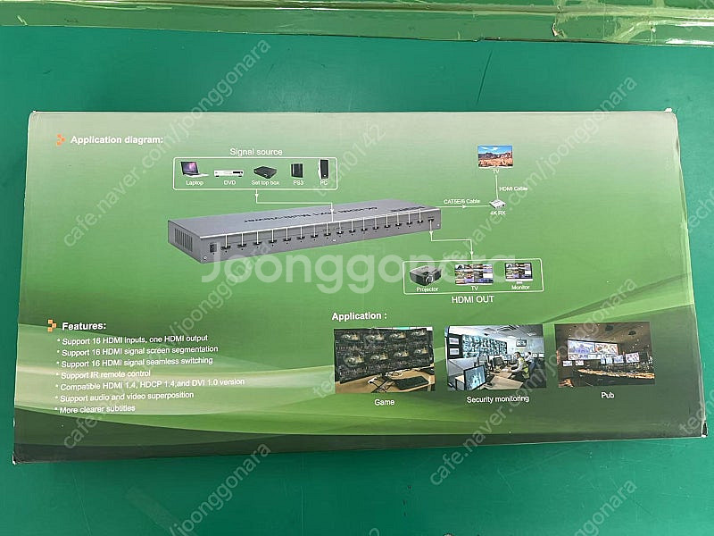 라이트컴 COMS 16:1 HDMI 화면 분할기 (BT...--2