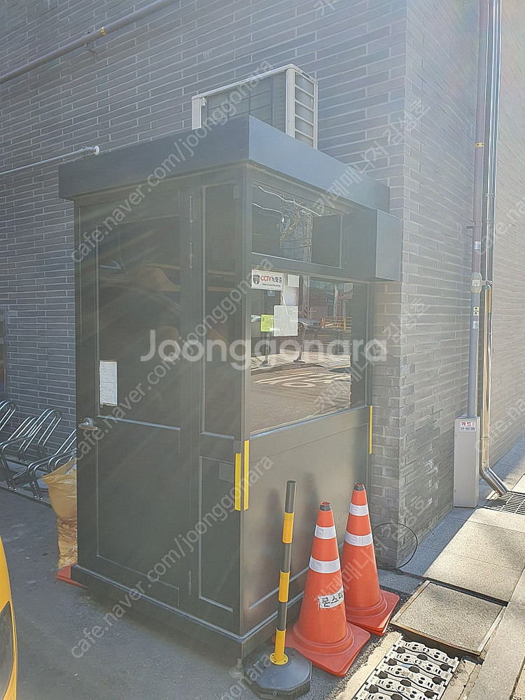 주차장 경비실 부스 판매(에어컨포함)--0