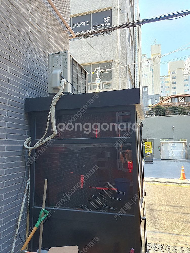 주차장 경비실 부스 판매(에어컨포함)--1