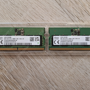 하이닉스 노트북용 램 DDR5 8Gb * 2개 (총 16Gb, A다이)