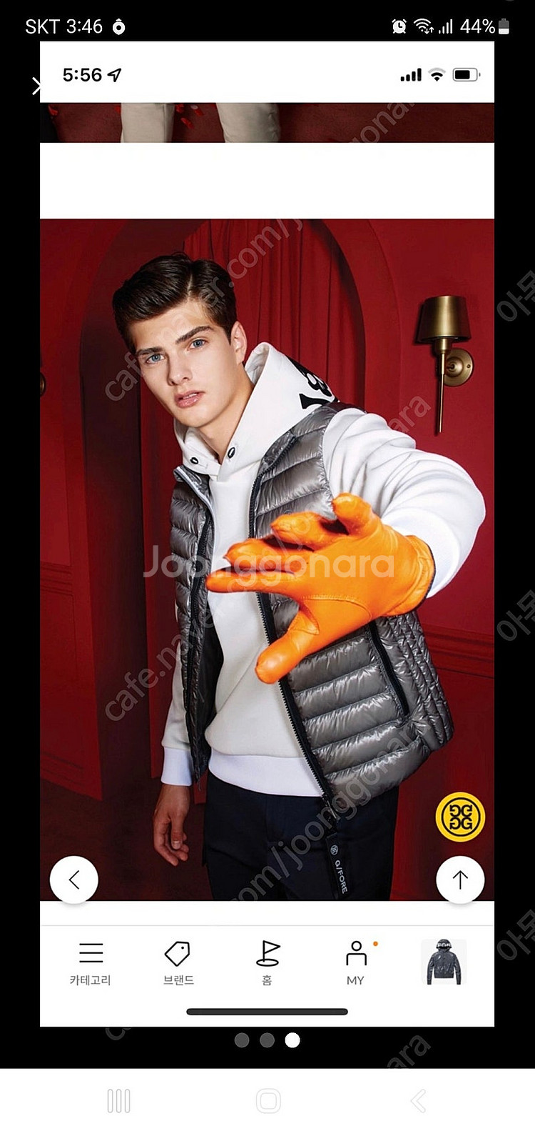 [정품/1회,새제품] 지포어 여성패딩 베스트 XS,S--0