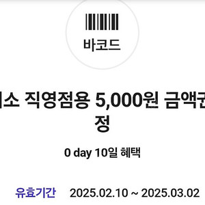 다이소 직영점용 5천원 금액권 4600원