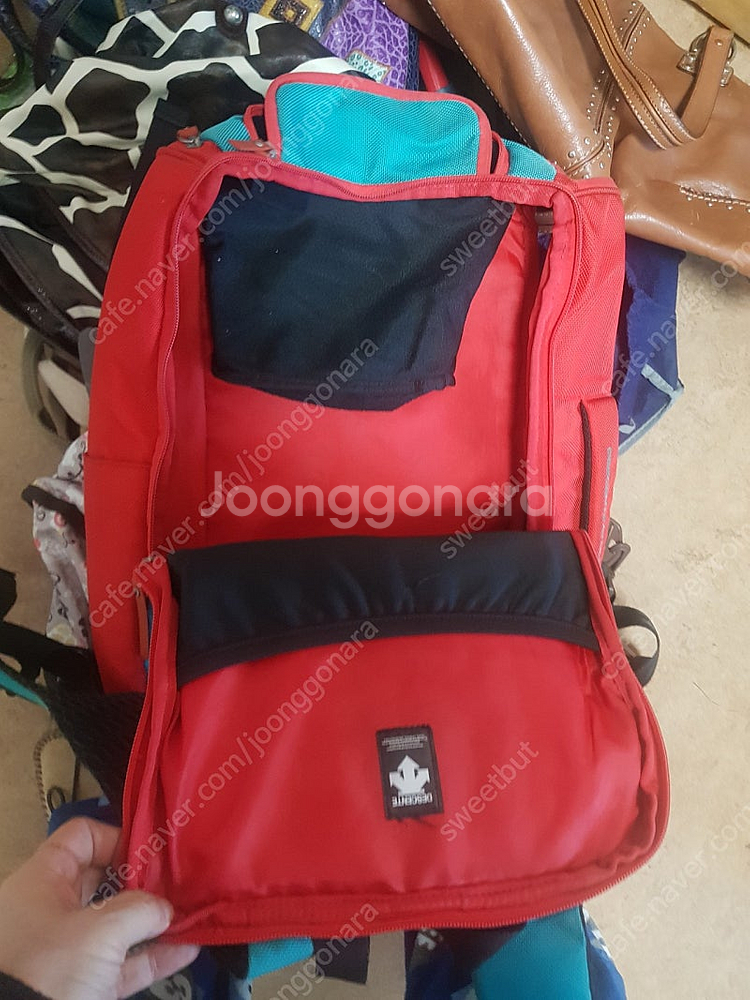 쿠론 빈폴 데상트 캐스키드슨 백팩 클러치--4