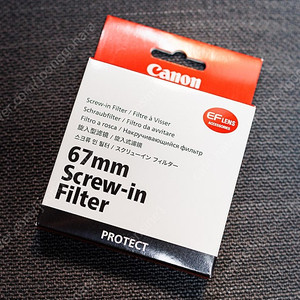 캐논 67mm 렌즈 필터 PROTECT FILTER 택포