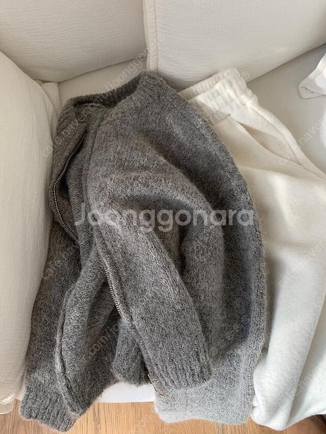 뮤렛 듀이 집업 가디건 m--0