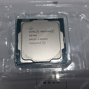 인텔 펜티엄 골드 G6400 (코멧레이크S)