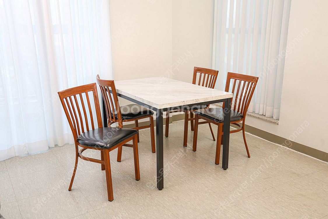 한식뷔페 함바 구내식당 업소용 테이블 2인 4인 6인--4