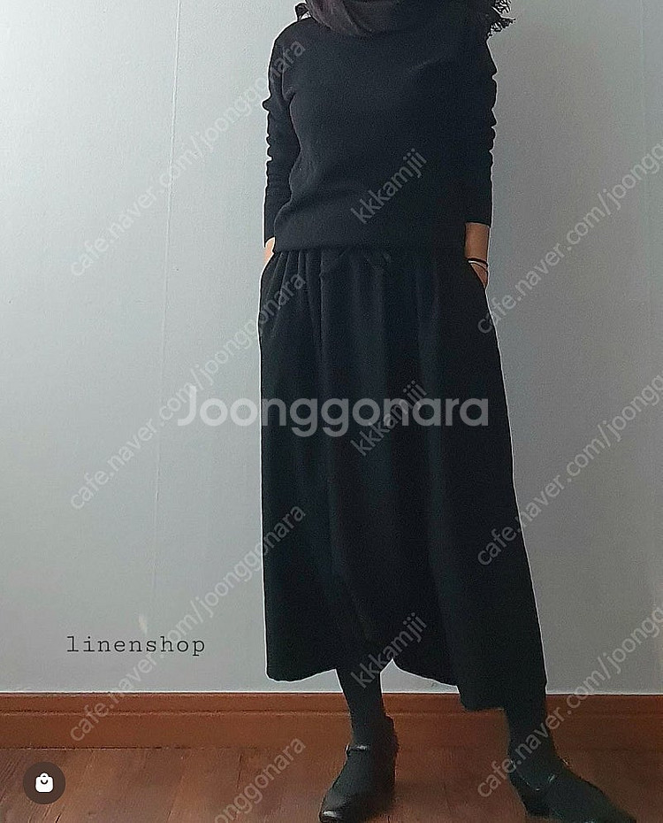 리넨샵 부클레울 블랙 티롤 자켓, 부티에 울린넨 팬츠 ...--0