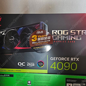 아수스 ROG STRIX RTX 4090 그래픽카드 팝니다.