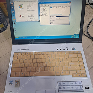 윈도우XP 구형 LG 노트북 LGT1 L2400 9만