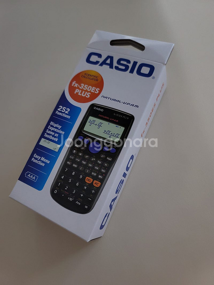 (새상품)카시오 공학용 계산기 350ES PLUS--0