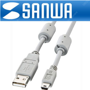 USB A To USB B 케이블_5미터 (SANWA_KU-AMB5)