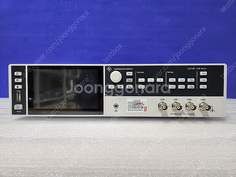 로데슈바르즈 LCX100 300KHz LCR미터 - 테스트박스--0