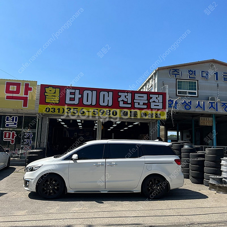 더뉴카니발19인치 블랙휠 순정휠 판매--1