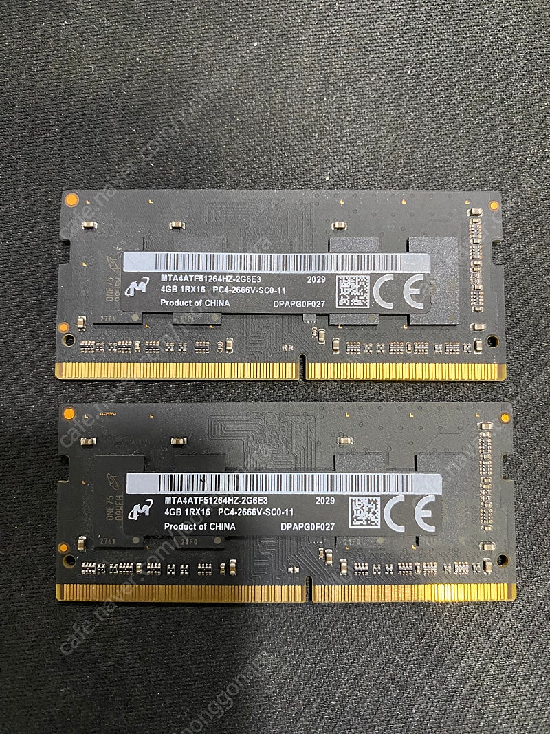 노트북램 2666 ddr4 총 40기가