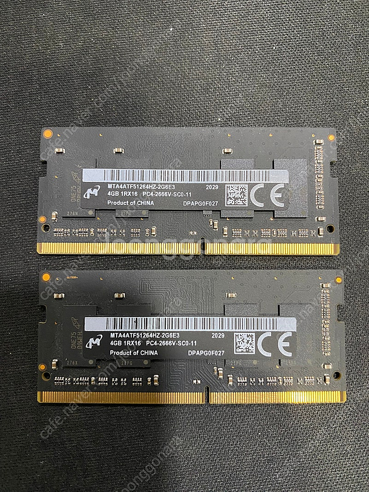 노트북램 2666 ddr4 총 40기가--0