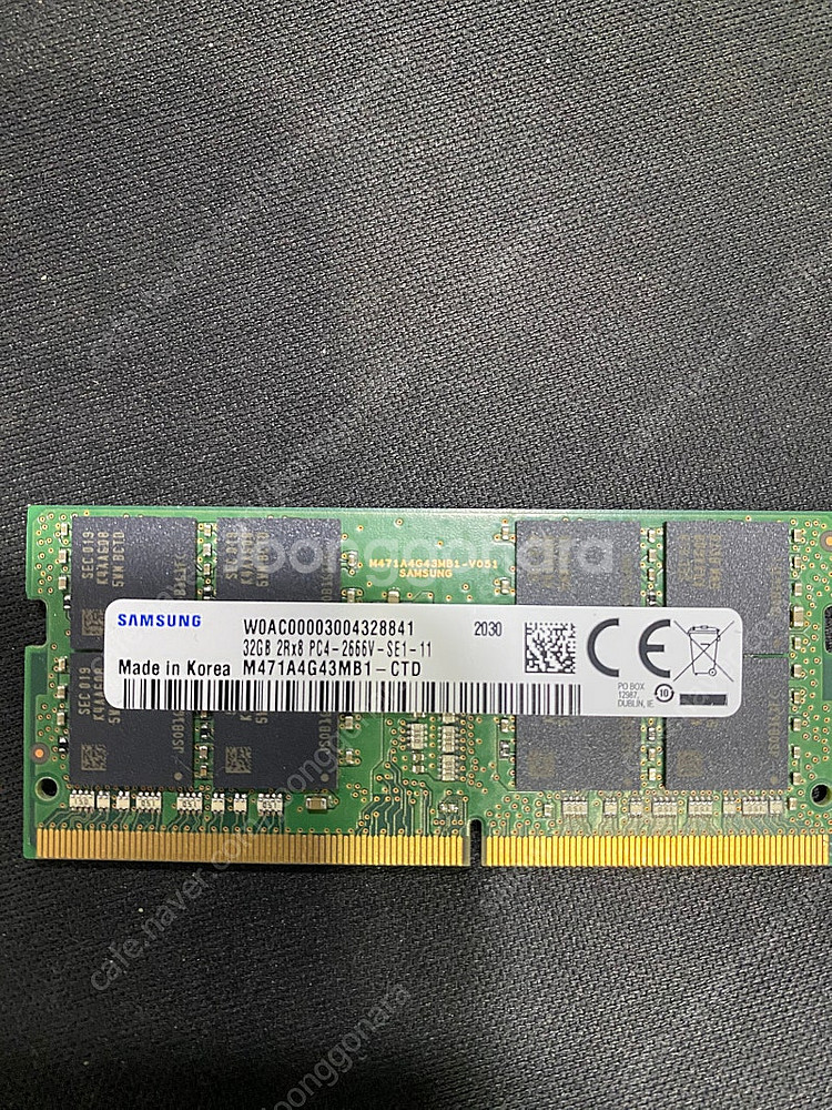 노트북램 2666 ddr4 총 40기가--1
