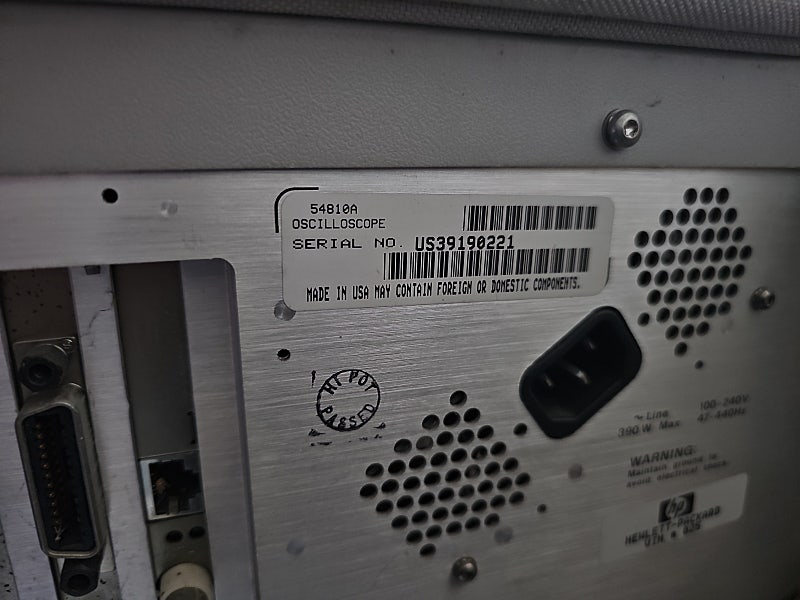 오실로스코프 HP54810A 팝니다--1