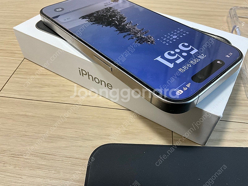 아이폰 15 프로 256g, 보증 7월까지--1